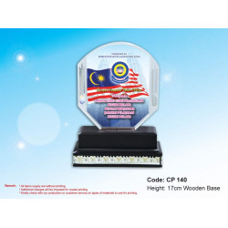 CP 140 Crystal Plaque